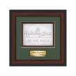 Jasper -  Dark Walnut | https://www.bestnamebadges.com