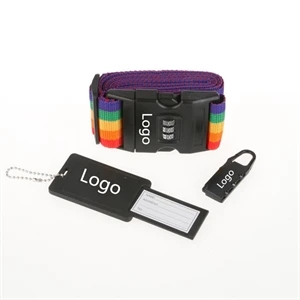 Luggage Strap with 3-Dial Combination Lock