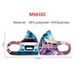 Safety Face Mask w/ Full Color Imprint | https://www.bestnamebadges.com