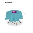 Table Cover Non-Fitted Round (60" Dia) | https://www.bestnamebadges.com