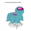 Table Cover Non-Fitted Round (60" Dia) | https://www.bestnamebadges.com