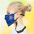 3 Layer Face Mask Lanyard Combo w/ Custom Imprint Polyester | https://www.bestnamebadges.com