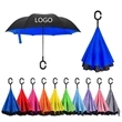 Fast Shipping Automatic Reversible Umbrella | https://www.bestnamebadges.com