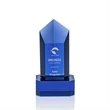 Jolanda Award on Base - Blue/Blue | https://www.bestnamebadges.com
