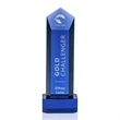 Jolanda Award on Base - Blue/Blue | https://www.bestnamebadges.com