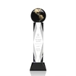 Ripley Globe Award - Black/Gold | https://www.bestnamebadges.com