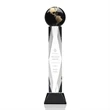 Ripley Globe Award - Black/Gold | https://www.bestnamebadges.com
