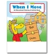 When I Move Coloring and Activity Book | https://www.bestnamebadges.com