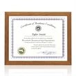 Norwich Certificate Frame | https://www.bestnamebadges.com