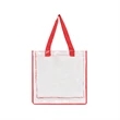 Clear PVC Stadium Approved Open-Top Tote Bag | https://www.bestnamebadges.com