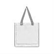 Clear PVC Stadium Approved Open-Top Tote Bag | https://www.bestnamebadges.com