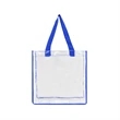 Clear PVC Stadium Approved Open-Top Tote Bag | https://www.bestnamebadges.com