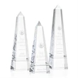 Groove Obelisk Award - Clear | https://www.bestnamebadges.com