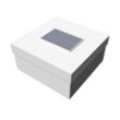 Deluxe White Gift Box | https://www.bestnamebadges.com