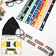 Safety Breakaway Face Mask Lanyard w/ Snap Button Full Color | https://www.bestnamebadges.com
