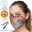 2-Layers Face Mask w/Custom Logo & Adjustable Ear Loop | https://www.bestnamebadges.com
