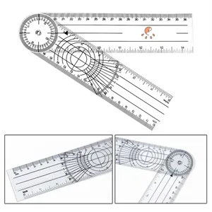 Clear Plastic Stock Shape Goniometer