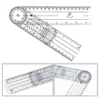 Clear Plastic Stock Shape Goniometer | https://www.bestnamebadges.com