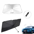 Car Windshield Sun Shade, UV Ray Heat Visor Protector | https://www.bestnamebadges.com