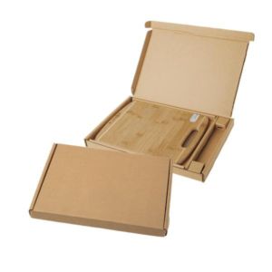 Bamboo Sharpen-It Cutting Board With Gift Box