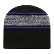 Variegated Striped Beanie | https://www.bestnamebadges.com