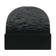 Static Pattern Knit Cap With Cuff | https://www.bestnamebadges.com