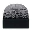 Static Pattern Knit Cap With Cuff | https://www.bestnamebadges.com