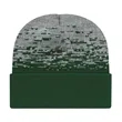 Static Pattern Knit Cap With Cuff | https://www.bestnamebadges.com