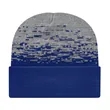 Static Pattern Knit Cap With Cuff | https://www.bestnamebadges.com