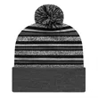 Striped Knit Cap with Cuff | https://www.bestnamebadges.com