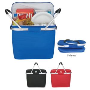Picnic Fun Collapsible Kooler Basket | https://www.bestnamebadges.com