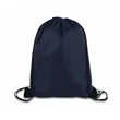 Custom Small Polyester Drawstring Backpack | https://www.bestnamebadges.com