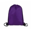 Custom Small Polyester Drawstring Backpack | https://www.bestnamebadges.com