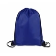 Custom Small Polyester Drawstring Backpack | https://www.bestnamebadges.com