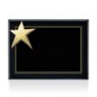 Rising Star - Black/Gold | https://www.bestnamebadges.com