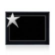 Rising Star - Black/Chrome | https://www.bestnamebadges.com