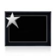 Rising Star - Black/Chrome | https://www.bestnamebadges.com