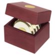 JAFFA® Four Coasters with Solid Cherry Chest | https://www.bestnamebadges.com