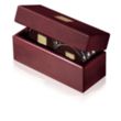 JAFFA® Six Coasters with Solid Cherry Chest | https://www.bestnamebadges.com