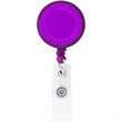 Round-Shaped Retractable Badge Holder | https://www.bestnamebadges.com