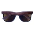 Reflective Frame-less Sunglasses with Wood Tone Arms | https://www.bestnamebadges.com