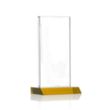 Hawkins Liquid Crystal™ Award - Amber | https://www.bestnamebadges.com