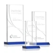 Keane Liquid Crystal™ Award - Blue | https://www.bestnamebadges.com