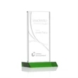 Keane Liquid Crystal™ Award - Green | https://www.bestnamebadges.com