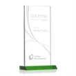 Keane Liquid Crystal™ Award - Green | https://www.bestnamebadges.com