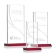 Keane Liquid Crystal™ Award - Red | https://www.bestnamebadges.com