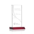 Keane Liquid Crystal™ Award - Red | https://www.bestnamebadges.com