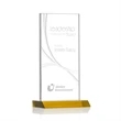 Keane Liquid Crystal™ Award - Amber | https://www.bestnamebadges.com