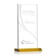 Keane Liquid Crystal™ Award - Amber | https://www.bestnamebadges.com