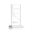 Keane Liquid Crystal™ Award - White | https://www.bestnamebadges.com